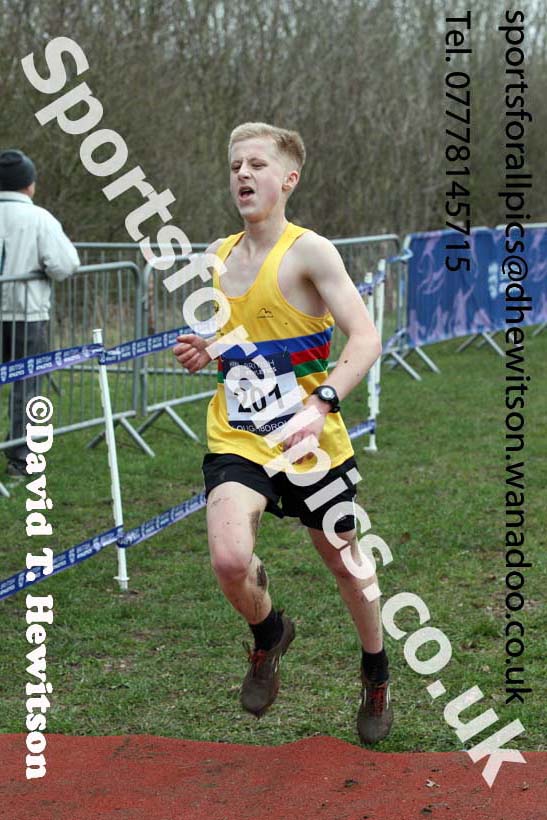 Mens under-20s Inter Counties Cross Country, Prestwold Hall, Loughborough. Photo: David T. Hewitson/Sports for All Pics
